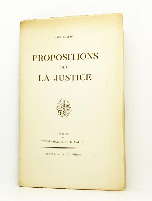 Propositions sur la Justice