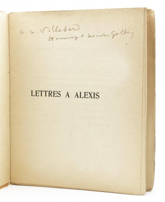 Lettres  Alexis