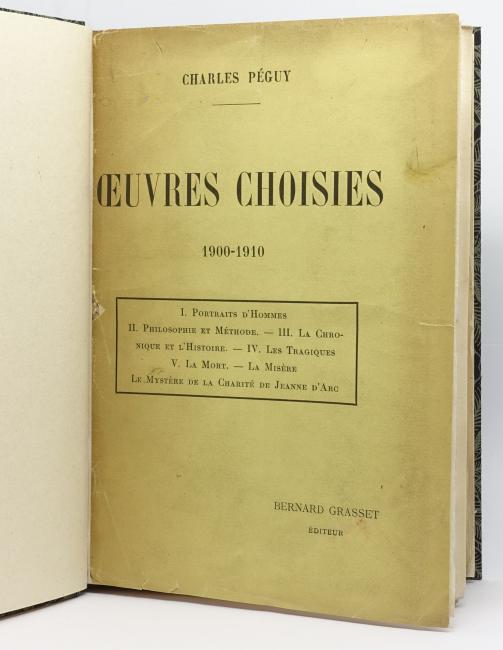 Œuvres choisies de Charles Péguy. 1900-1910