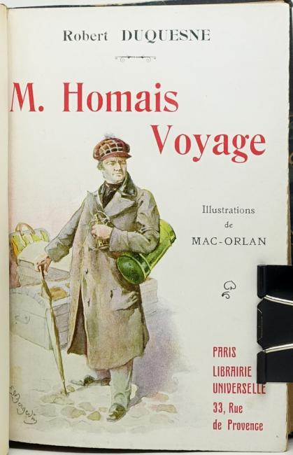 Monsieur Homais voyage