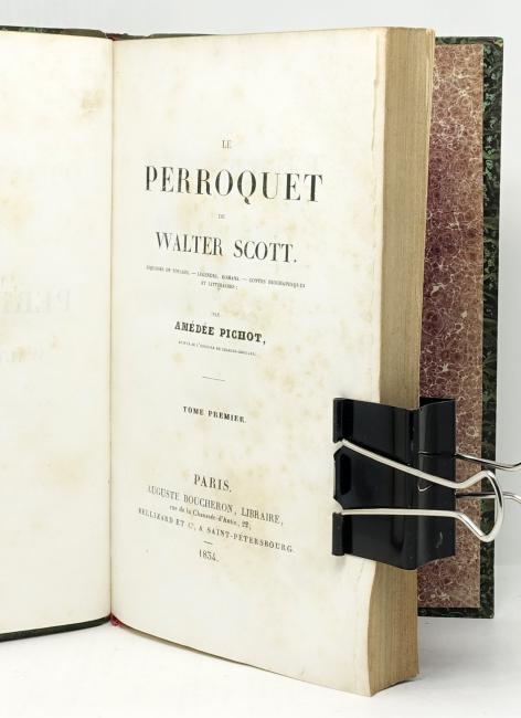 Le Perroquet de Walter Scott. Esquisses de voyages. Légendes, romans