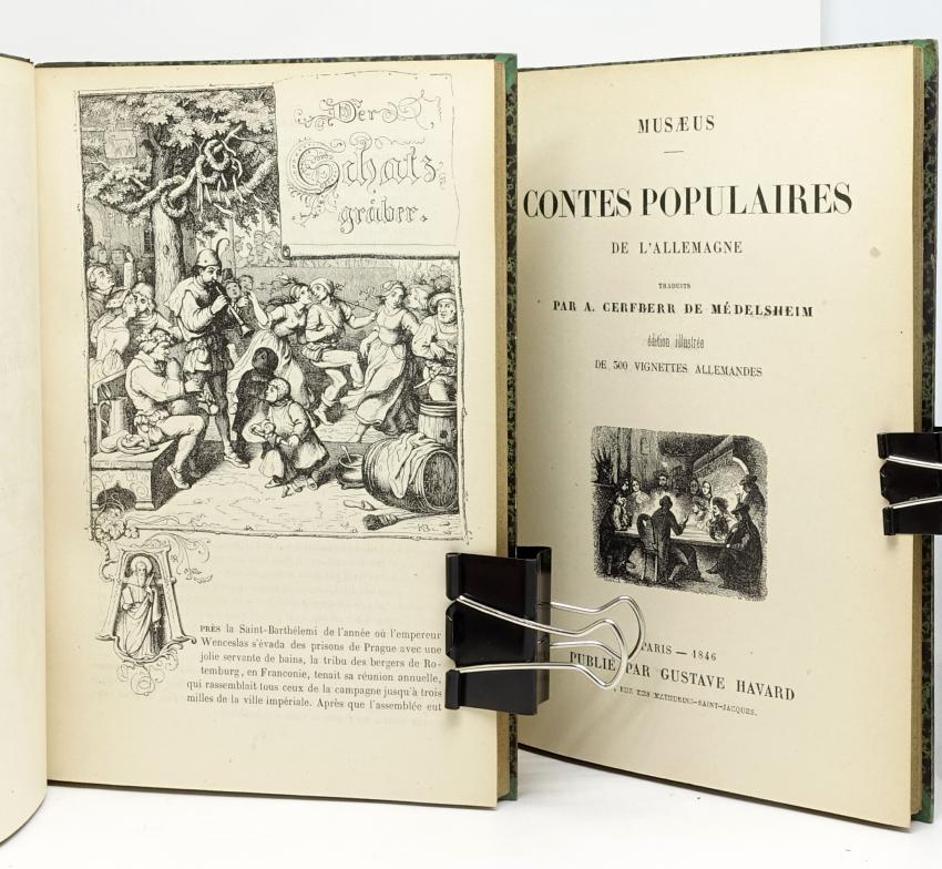 Contes Populaires de l'Allemagne. Traduits par A. Cerfberr de Mdelsheim