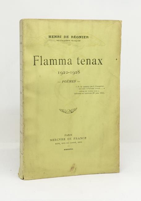Flamma tenax. 1922-1928