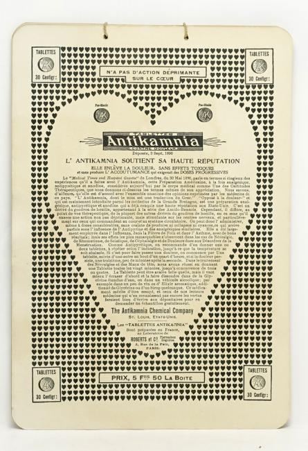 Calendrier Antikamnia pour 1900