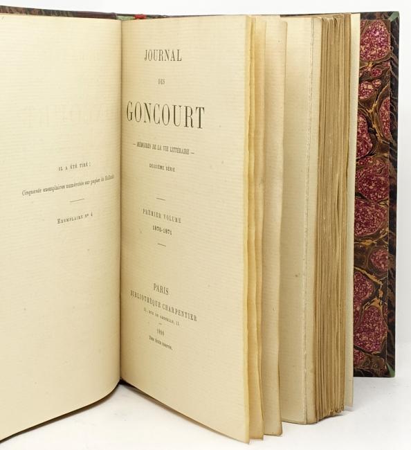 Journal des Goncourt  Mmoires de la vie littraire  1851-1896