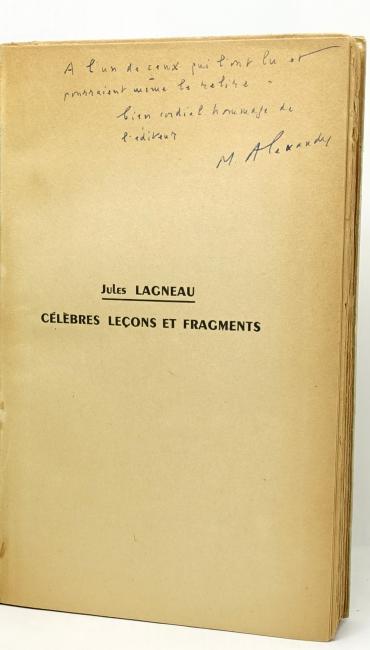 Michel Alexandre (1888-1952). Extrait du Mercure de France. 1er février 1953
