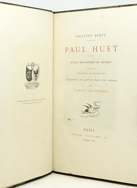 Paul Huet. Notice  biographique et critique