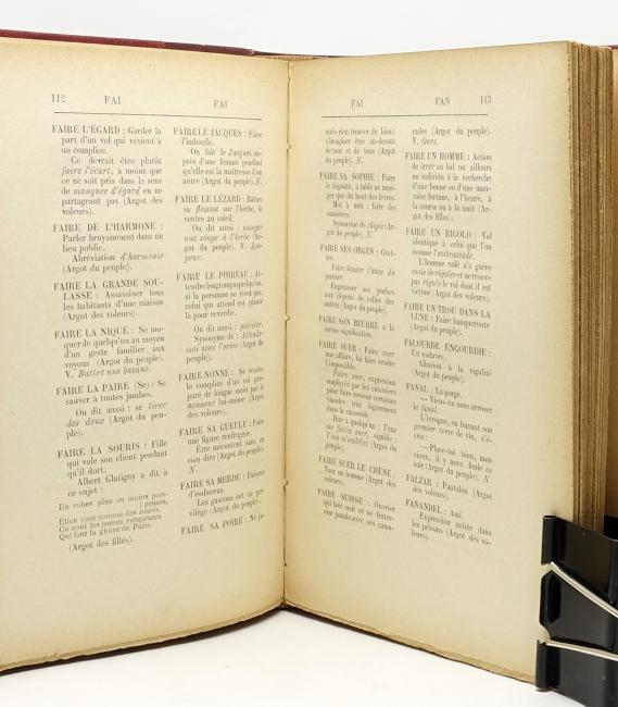 Dictionnaire d'Argot Fin-de-Sicle & Supplment au Dictionnaire d'Argot Fin-de-Sicle