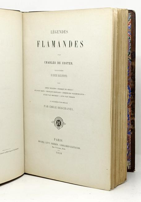 Légendes Flamandes. Illustrées de douze eaux-fortes par Adolf Dillens, Charles de Groux, Félicien Rops