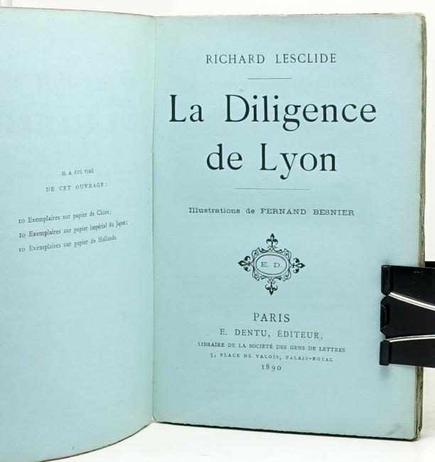 La Diligence de Lyon. Illustrations de Fernand Besnier
