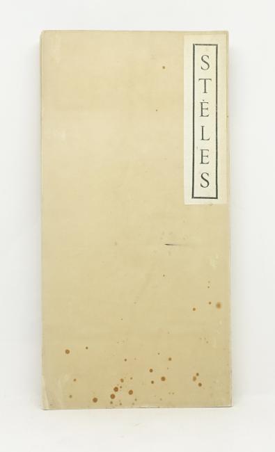 Stles. Collection corenne compose sous la direction de Victor Segalen  Pking pour Georges Crs & Cie, diteur, boulevard Saint-Germain 116,  Paris
