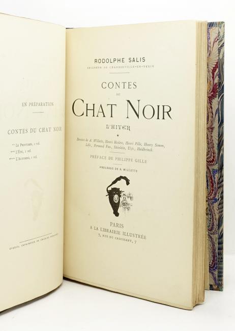 Contes du Chat Noir. L'Hiver. Préface de Philippe Gille. Prologue de Willette
