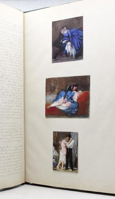 Les Boudoirs de Paris. Copie manuscrite faite  partir dextraits de la contrefaon de  la Socit Belge de librairie Bruxelles 1845 