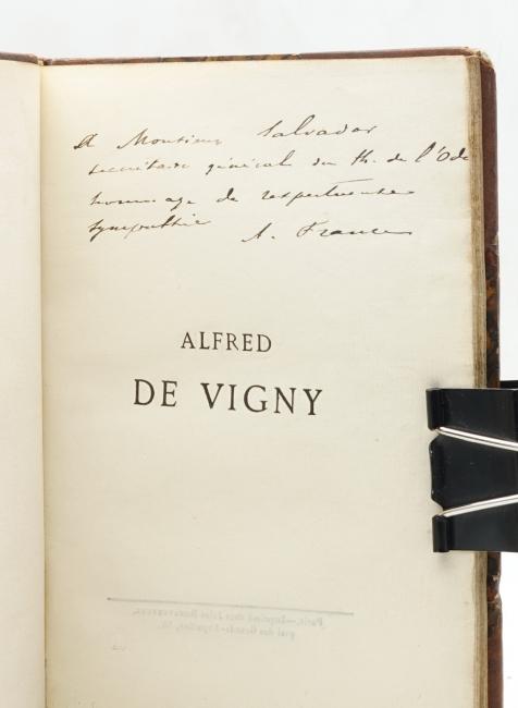 Alfred de Vigny. tude