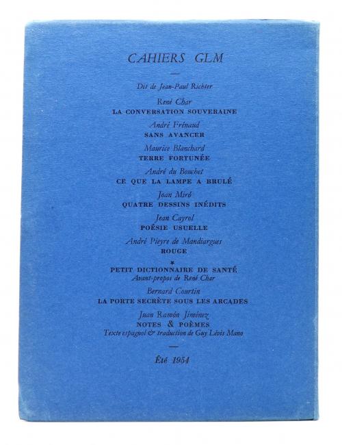 Quatre dessins indits - Cahiers GLM t 1954