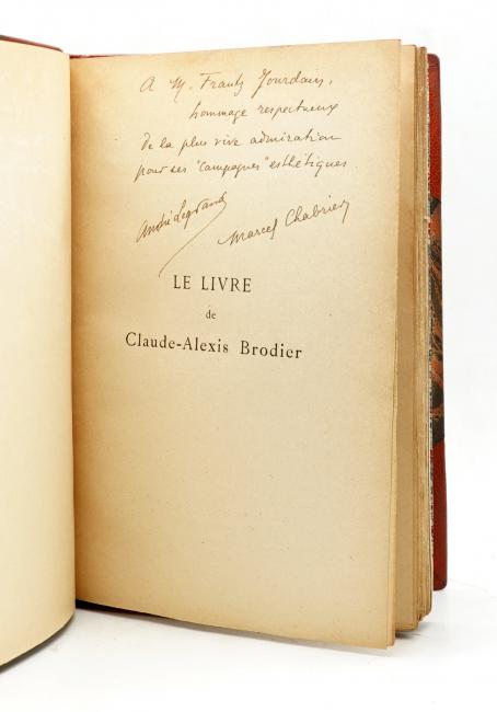 Le Livre de Claude-Alexis Brodier