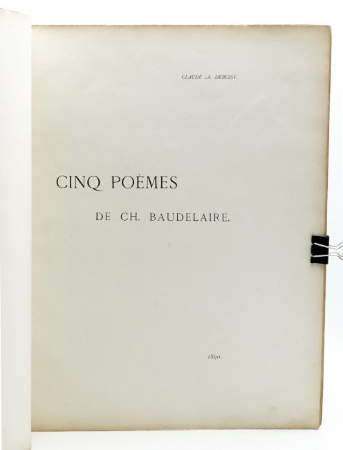 Cinq Pomes de Ch. Baudelaire